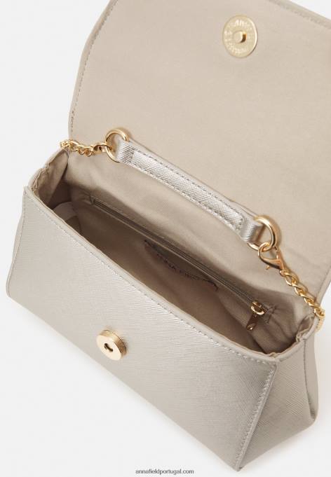 mulheres clutch dourada F4BZ0D2447 Anna Field