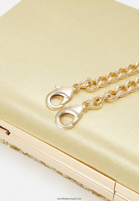 mulheres clutch dourada F4BZ0D2459 Anna Field