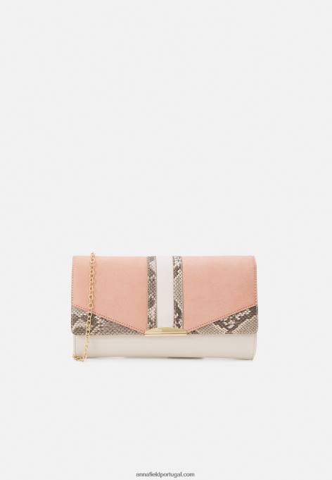 mulheres clutch offwhite/rosa F4BZ0D2443 Anna Field