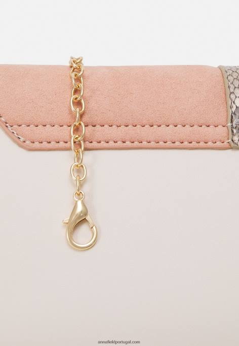 mulheres clutch offwhite/rosa F4BZ0D2443 Anna Field