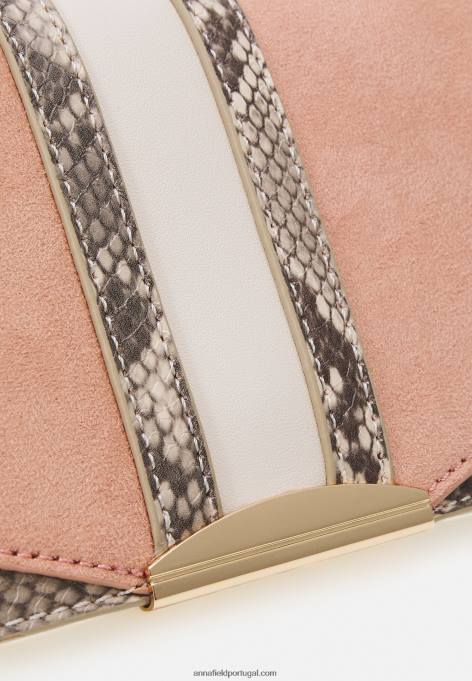 mulheres clutch offwhite/rosa F4BZ0D2443 Anna Field