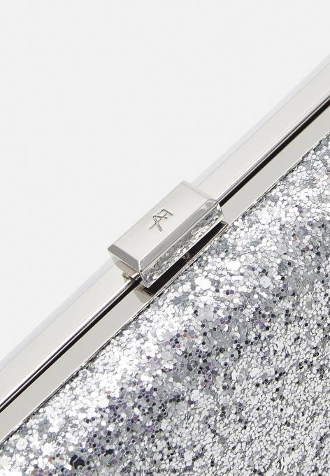 mulheres clutch prata F4BZ0D2404 Anna Field