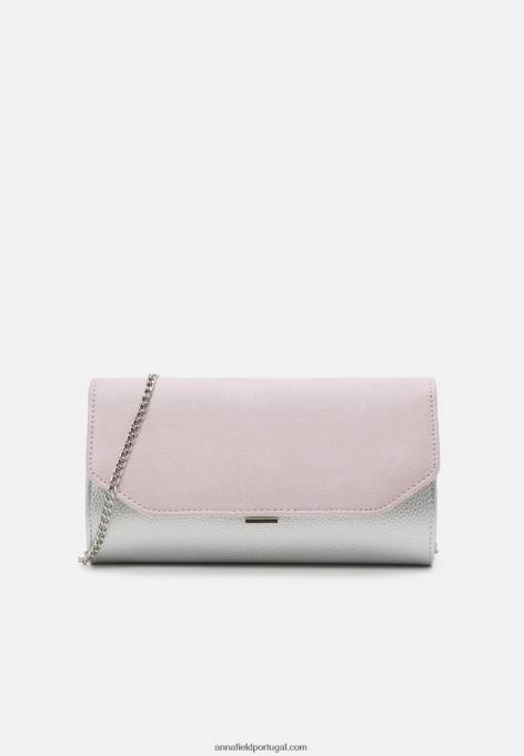 mulheres clutch prata F4BZ0D2441 Anna Field