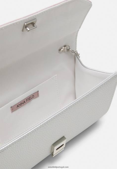 mulheres clutch prata F4BZ0D2441 Anna Field