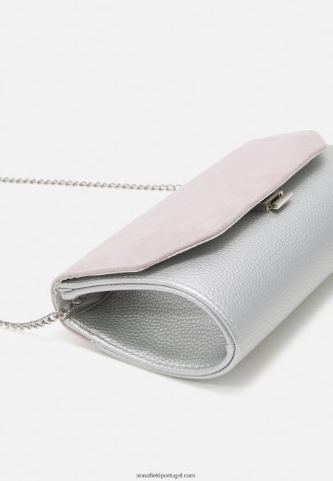 mulheres clutch prata F4BZ0D2441 Anna Field