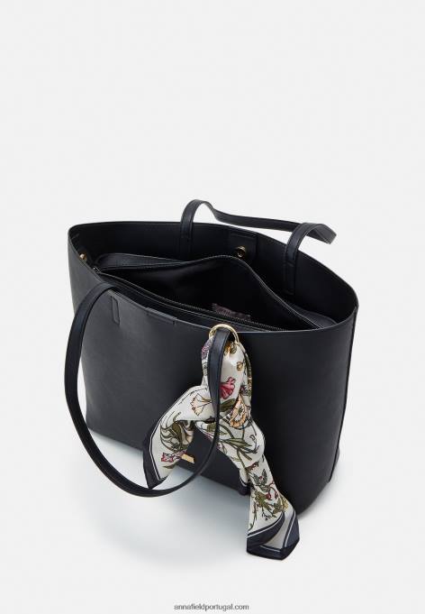 mulheres conjunto bolsa preta F4BZ0D2367 Anna Field