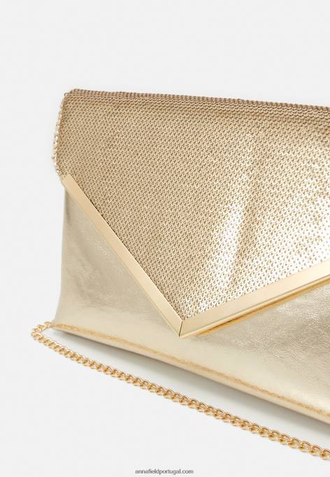 mulheres embreagem 206 ouro F4BZ0D2412 Anna Field