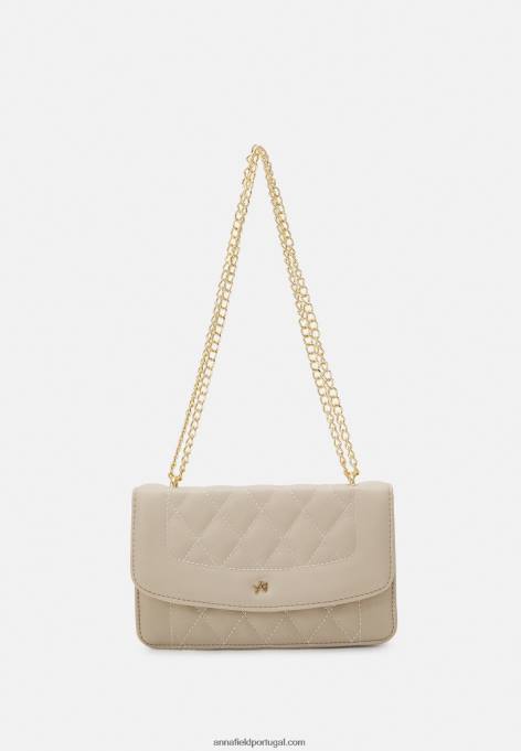 mulheres embreagem bege F4BZ0D2408 Anna Field