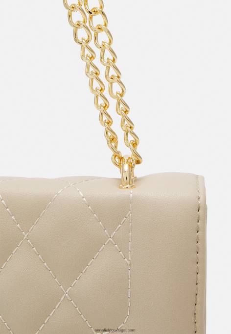 mulheres embreagem bege F4BZ0D2408 Anna Field