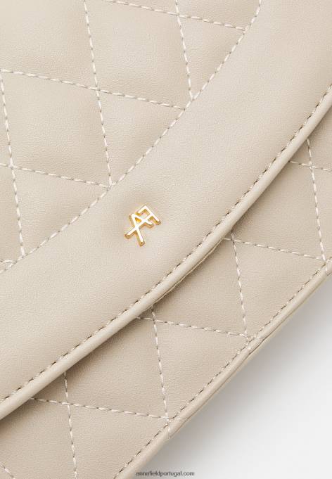 mulheres embreagem bege F4BZ0D2408 Anna Field