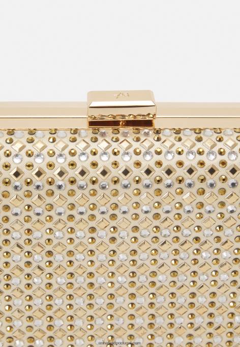 mulheres embreagem de ouro F4BZ0D2418 Anna Field