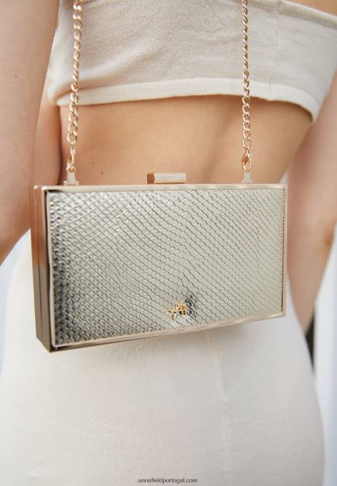 mulheres embreagem de ouro F4BZ0D2440 Anna Field