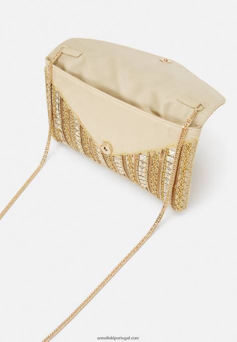 mulheres embreagem de ouro F4BZ0D2442 Anna Field