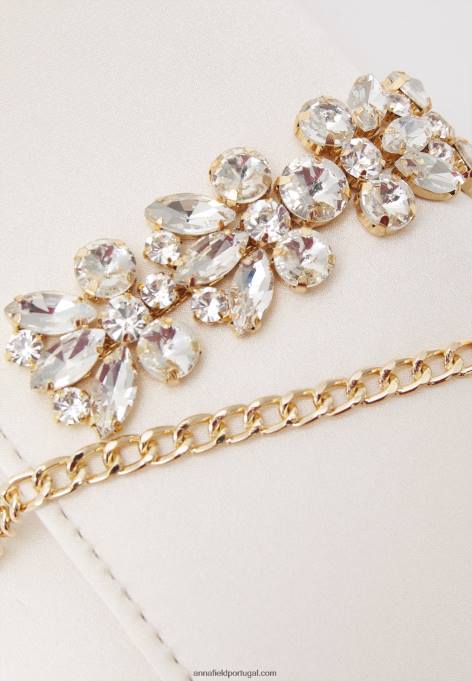 mulheres embreagem esbranquiçada F4BZ0D2393 Anna Field