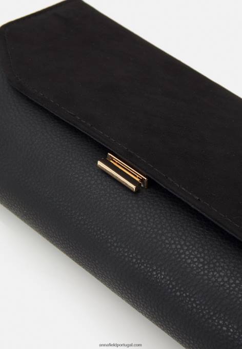 mulheres embreagem preta F4BZ0D2420 Anna Field