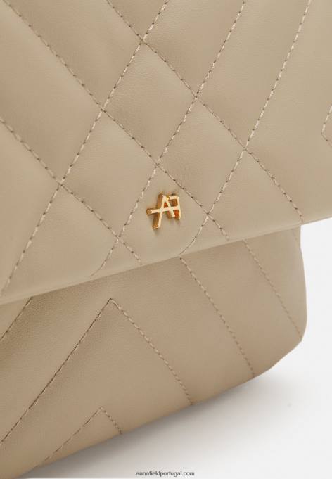 mulheres jogo de bolsa bege F4BZ0D2461 Anna Field