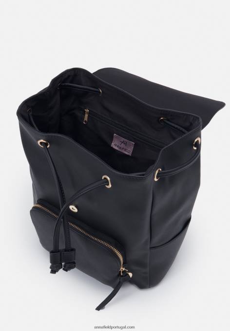 mulheres mochila preta F4BZ0D2606 Anna Field
