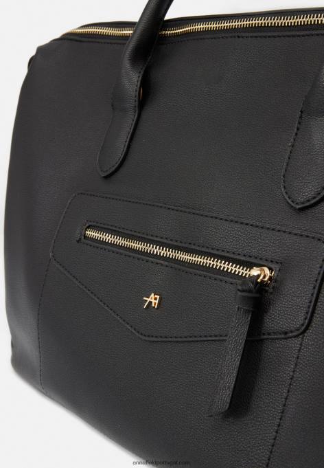 mulheres saco de fim de semana 802 preto F4BZ0D2632 Anna Field