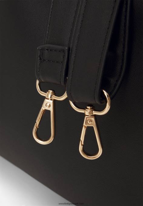 mulheres saco de fim de semana preto F4BZ0D2640 Anna Field