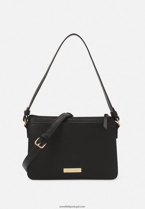 mulheres saco transversal preto F4BZ0D2512 Anna Field