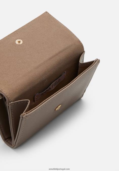 mulheres carteira taupe F4BZ0D2803 Anna Field