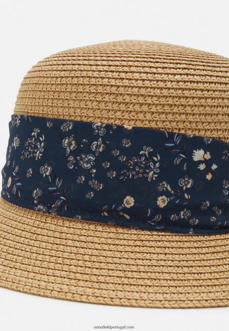 mulheres chapéu bege/azul escuro F4BZ0D2721 Anna Field