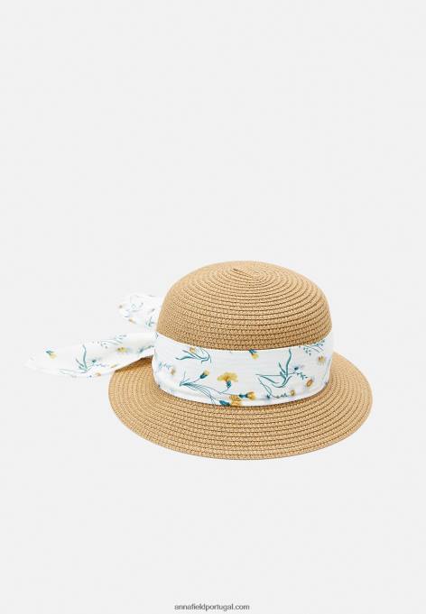 mulheres chapéu bege/branco F4BZ0D2717 Anna Field