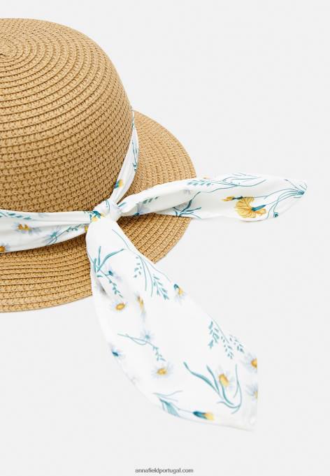 mulheres chapéu bege/branco F4BZ0D2717 Anna Field