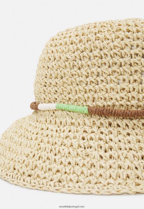 mulheres chapéu bege/verde F4BZ0D2722 Anna Field