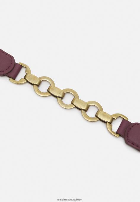 mulheres cinto bordeaux F4BZ0D2775 Anna Field