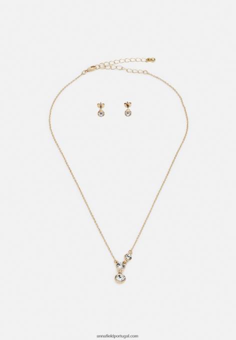 mulheres jogo de brincos dourados F4BZ0D2655 Anna Field
