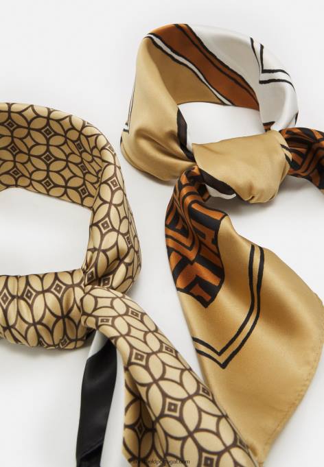 mulheres 2 pacotes de foulard marrom F4BZ0D2834 Anna Field