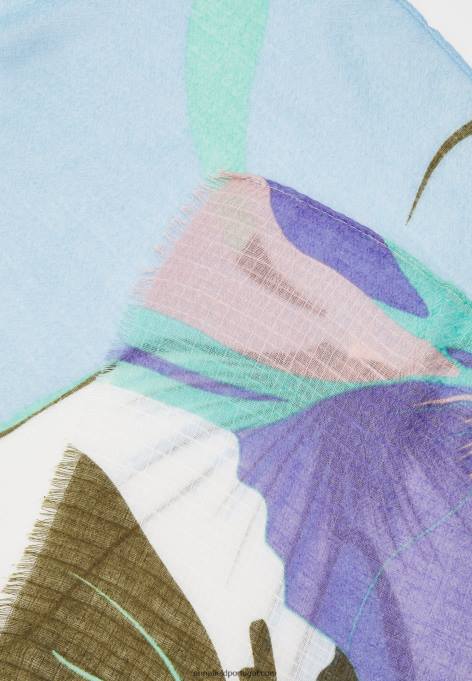 mulheres cachecol azul F4BZ0D2829 Anna Field