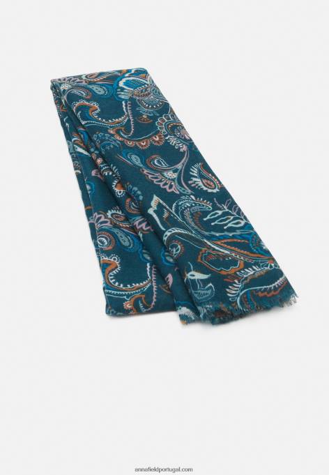 mulheres cachecol verde F4BZ0D2830 Anna Field