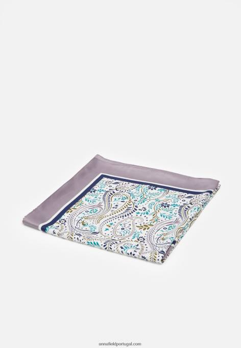 mulheres foulard azul escuro/verde/camelo F4BZ0D2849 Anna Field