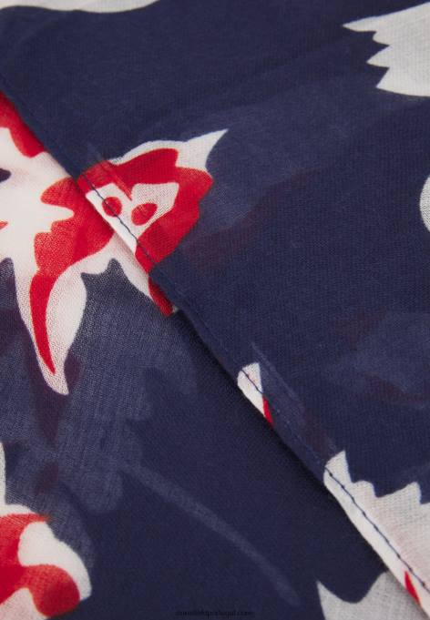 mulheres lenço azul/vermelho F4BZ0D2825 Anna Field