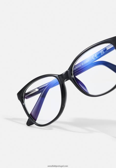 óculos de sol unissex preto F4BZ0D2682 Anna Field