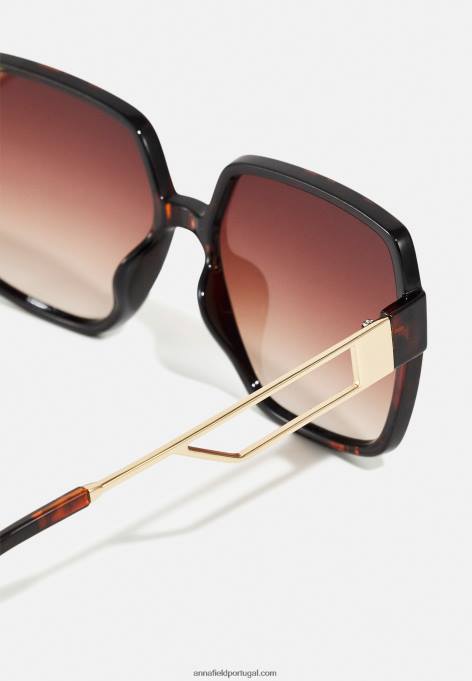 mulheres óculos de sol marrons F4BZ0D2690 Anna Field