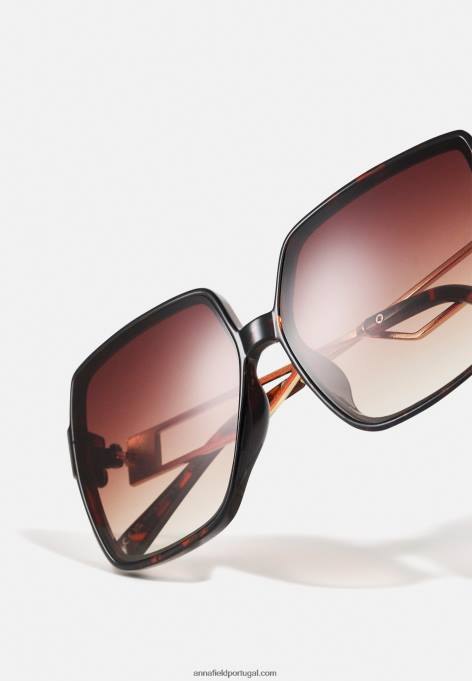 mulheres óculos de sol marrons F4BZ0D2690 Anna Field