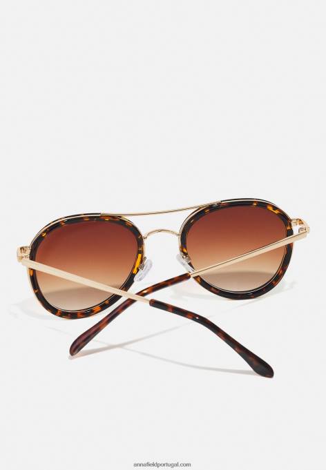 mulheres óculos de sol marrons F4BZ0D2700 Anna Field
