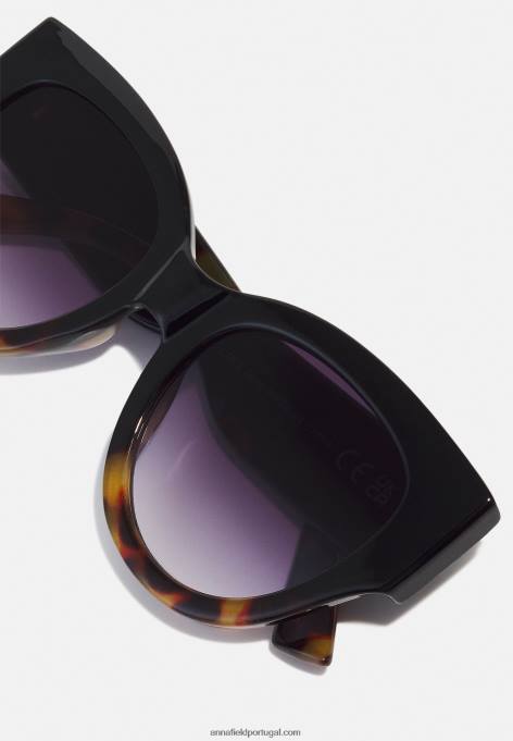mulheres óculos de sol preto F4BZ0D2671 Anna Field