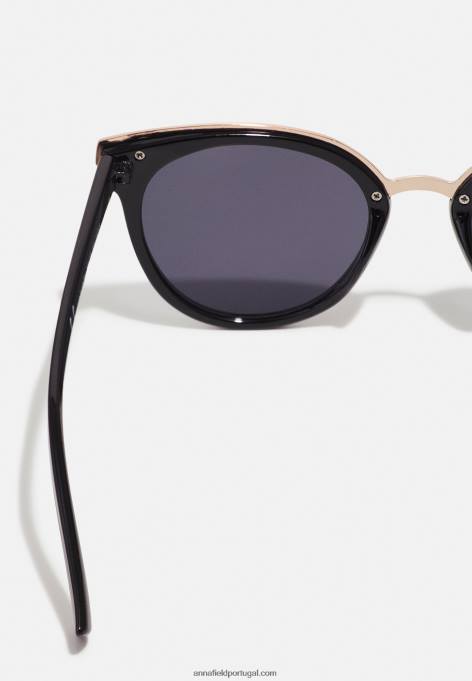 mulheres óculos de sol preto F4BZ0D2680 Anna Field