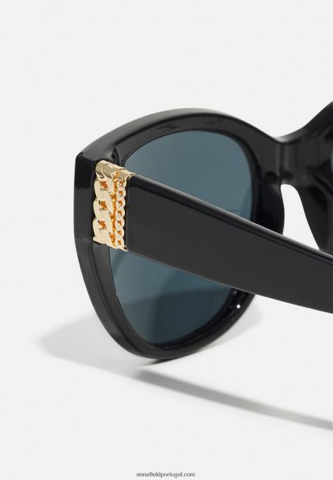 mulheres óculos de sol preto F4BZ0D2684 Anna Field