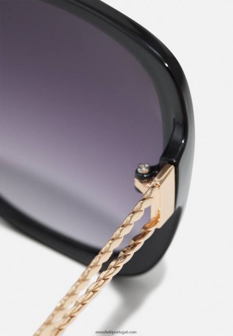 mulheres óculos de sol preto F4BZ0D2697 Anna Field