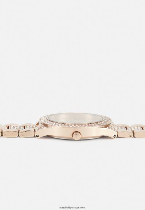 mulheres relógio cor de ouro rosa F4BZ0D2781 Anna Field