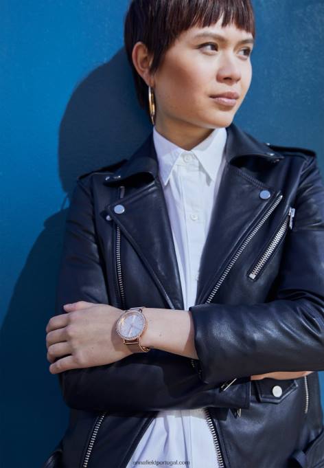 mulheres relógio cor de ouro rosa F4BZ0D2786 Anna Field