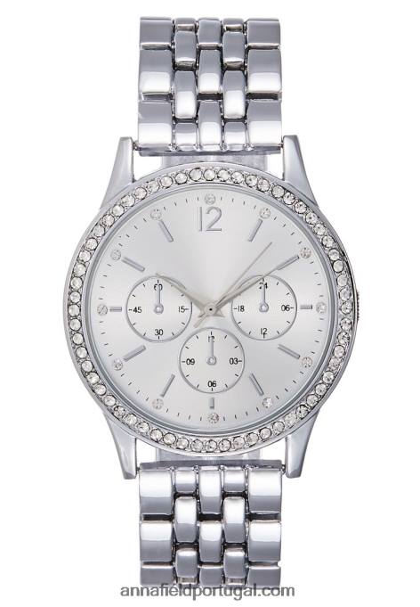 mulheres relógio prateado F4BZ0D2779 Anna Field