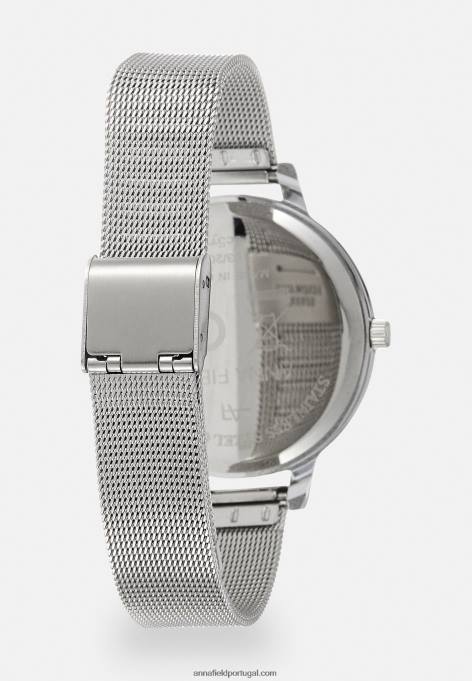 mulheres relógio prateado F4BZ0D2788 Anna Field