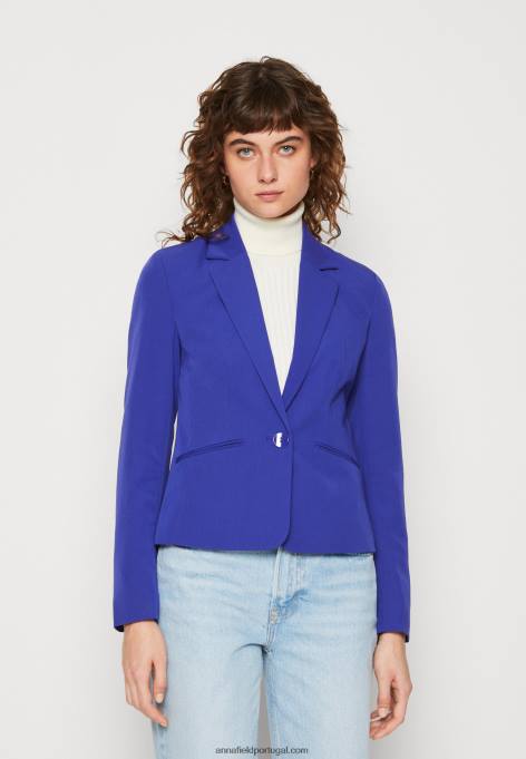 mulheres blazer azul F4BZ0D717 Anna Field