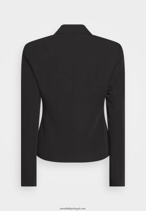 mulheres blazer preto F4BZ0D713 Anna Field